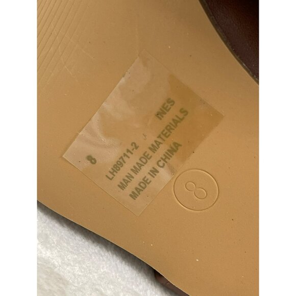 New Cape Robbin Ines Brown Studded Pointed Toe Ankle Boots Spiral Heels Size 8 - Picture 6 of 7